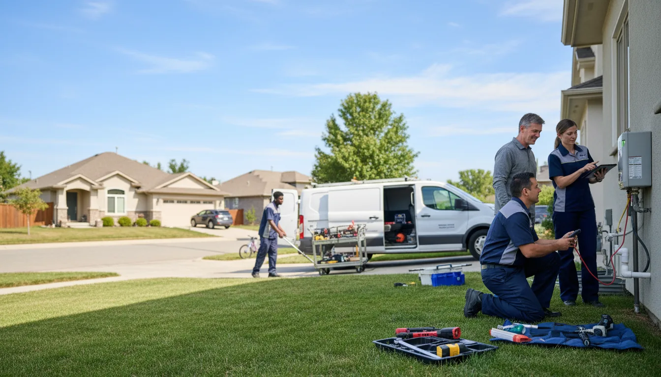 Tankless water heater service in La Salle, TX